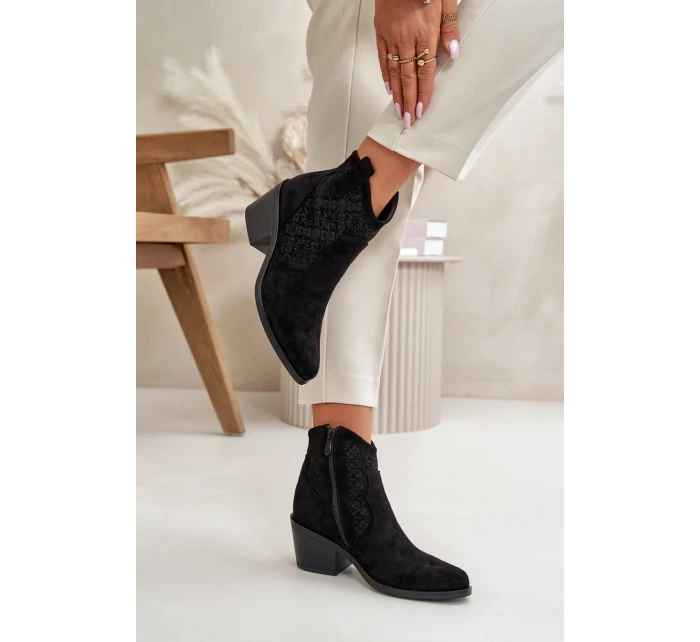 Topánky na podpätku model 199416 Step in style Topánky na podpätku model 199416 Step in style