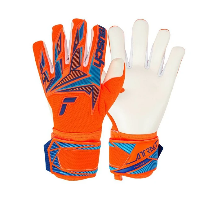 Attrakt Freegel brankářské rukavice oranžové model 22122266 - Reusch