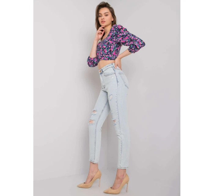 Džínsové nohavice MR SP 901.05P svetlo modrá