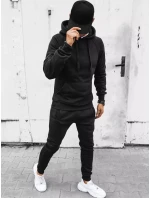 Pánská mikina s kapucí černá Dstreet model 21967552 - FashionStreet Pánská mikina s kapucí černá Dstreet model 21967552 - FashionStreet