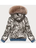 Světle oboustranná džínová bunda pro přechodné období model 16279951 - S'WEST