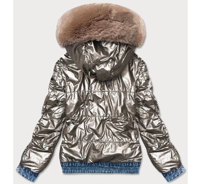 Světle oboustranná džínová bunda pro přechodné období model 16279951 - S'WEST