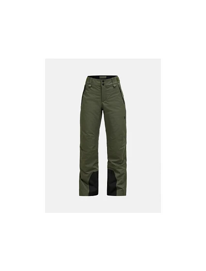 Nohavice PEAK PERFORMANCE W Anima Insulated Pants, zelené Nohavice PEAK PERFORMANCE W Anima Insulated Pants, zelené