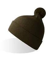 WindS Pletená čepice s bambulí olive model 22450559 - Atlantis Headwear