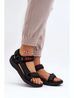 Dámské sandály model 22210567 Černé - Lee Cooper Dámské sandály model 22210567 Černé - Lee Cooper