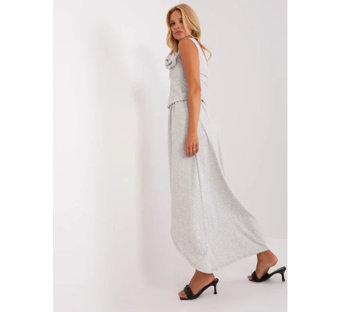 Sukienka EM SK model 18785537 jasny szary - FPrice Sukienka EM SK model 18785537 jasny szary - FPrice