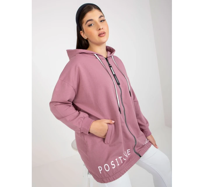 Mikina RV BL 8302.78 tmavo ružová