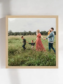 Personalizovaný magický fotorámik – štvorcový 20x20 – fotografia