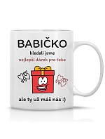Najlepší darček pre bábätko - klasický biely keramický hrnček 300 ml Najlepší darček pre bábätko - klasický biely keramický hrnček 300 ml