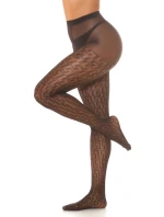 Pančuchy s geometrickým vzorom SH5015 - InStylefashion