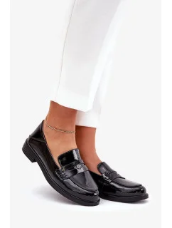 Dámske mokasíny 18100 Black - VINCEZA