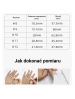 Inteligentný prsteň RUBICON R6 Gold/Silver SIZE-10(US) SMARUB325