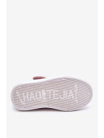 Dětské balerínky na suchý zip v růžové model 21610949 - Boto