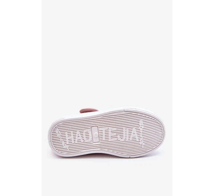 Dětské balerínky na suchý zip v růžové model 21610949 - Boto