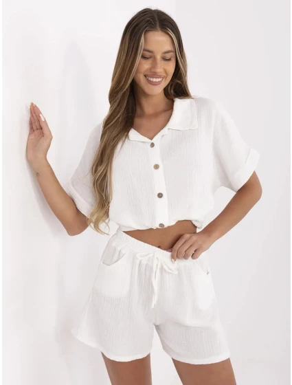 Šortky MO SN ST108.12 biele