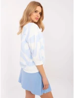 Blúzka RV BZ A285.24 bielo-modrá