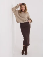 RV SD sukňa A1067.84 tmavohnedá