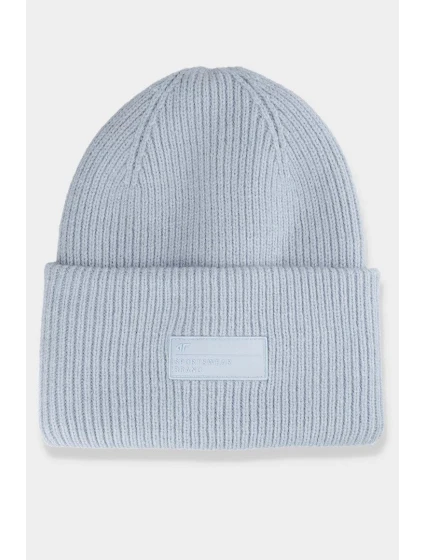 Dámská zimní čepice s logem model 21946794 modrá - 4F