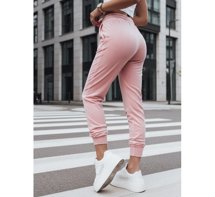 Dámské tepláky velurové růžové Dstreet model 21993567 - FashionStreet
