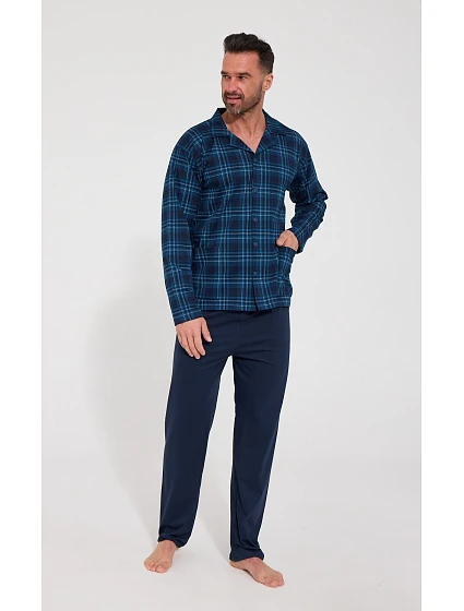 Pyžamo Cornette 114/88 dĺžka/rukávy S–2XL, na zips Pyžamo Cornette 114/88 dĺžka/rukávy S–2XL, na zips