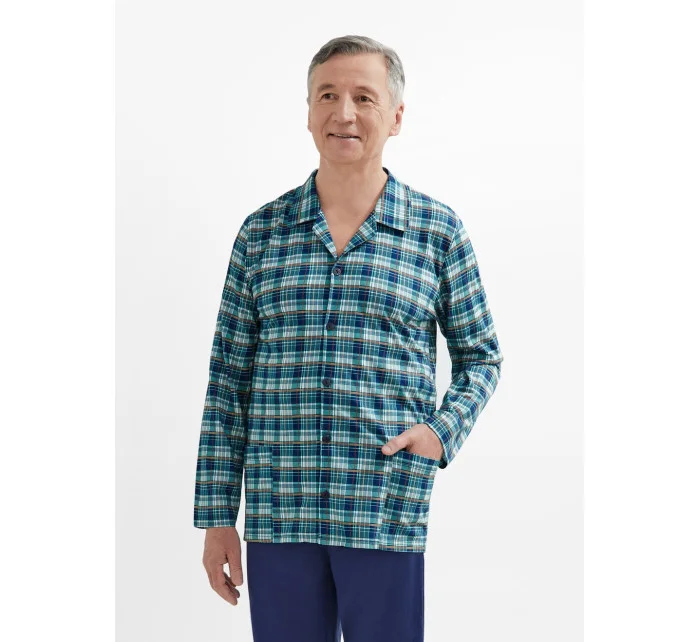 Pánske pyžamo Martel 403 Antoni III dĺžka/r 3XL-4XL pyžamo na zips Pánske pyžamo Martel 403 Antoni III dĺžka/r 3XL-4XL pyžamo na zips
