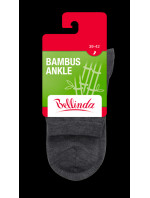 Bambusové ponožky BAMBUS LADIES ANKLE SOCKS - BELLINDA - šedá