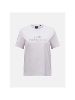 Dámské tričko PEAK PERFORMANCE W Original Tee, šedé
