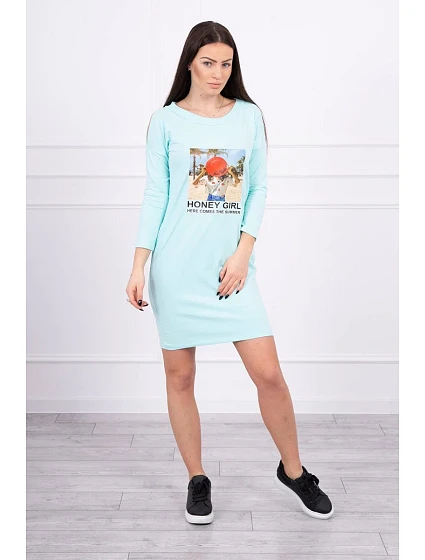 Šaty s potiskem Honey model 18744044 - K-Fashion