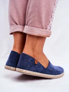 Dámské sametové espadrilky tmavě modré model 21535316 - Boto