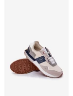 Semišové Pánské Tenisky Na Platformě Big Star model 21690845 HiPoly System Šedé - Big Star Shoes