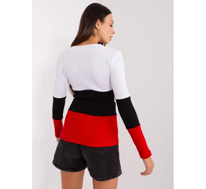 Bluzka RV BZ biało czerwony model 21755179 - FPrice Bluzka RV BZ biało czerwony model 21755179 - FPrice