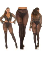 Sexi pančuchy W71002 čierne - In-Stylefashion
