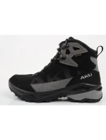 pánská trekingová sportovní obuv model 21917870 Goretex leather grey black - Aku
