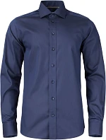 J.Harvest & Frost YB 50 Slim Men Keprová košeľa s dlhým rukávom 63.5002 tmavomodrá