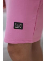 Šaty s viazaným výstrihom ružový Šaty s viazaným výstrihom ružový