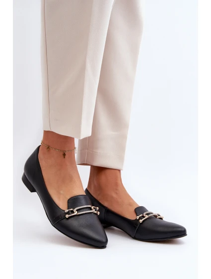 Kožené s ozdobou Černé model 21646091 - Zazoo