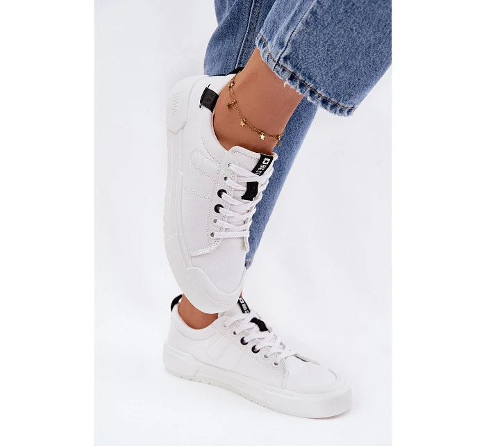 Dámské tenisky Big Star NN274444 Memory Foam systém Bílé Dámské tenisky Big Star NN274444 Memory Foam systém Bílé