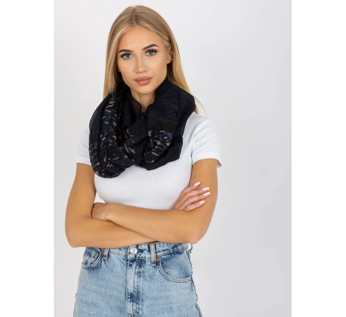 Dámsky tunelový šál AT KM S 6221 čierna