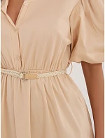 Šaty MI SK 92950.90 béžové