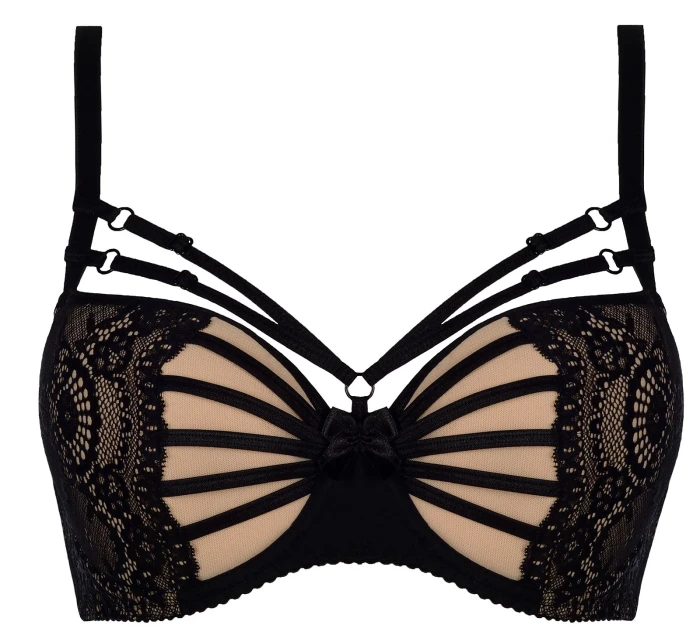 Podprsenka V-8031 čierno-béžová - Axami Podprsenka V-8031 čierno-béžová - Axami