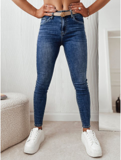NAVY dámske džínsové nohavice modré Dstreet UY1841