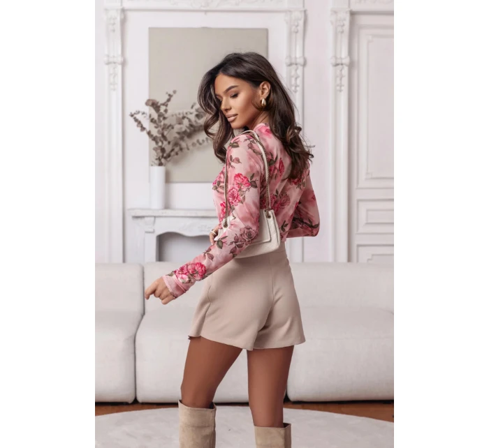 Dámska nohavicová sukňa Alexandra Beige - LaBalancia