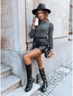 Dámský svetr tmavě šedý Dstreet model 21964168 - FashionStreet Dámský svetr tmavě šedý Dstreet model 21964168 - FashionStreet