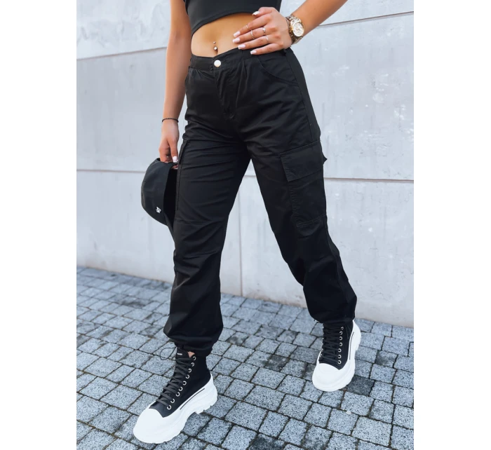 Dámské padákové kalhoty černé model 21970859 - FashionStreet