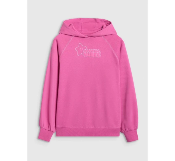 Dívčí mikina s kapucí model 21907215 - 4F