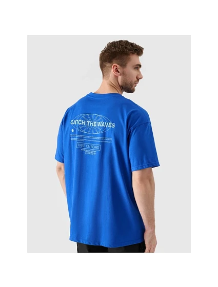 Pánské tričko oversize s potiskem model 21907456 - 4F