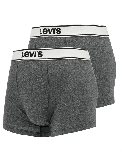 Pánské boxerky 2Pack model 18852558 šedá Levi's - Levis Pánské boxerky 2Pack model 18852558 šedá Levi's - Levis