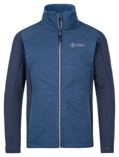 Chlapčenská funkčná mikina TOMMS-JB Tmavomodrá - Kilpi