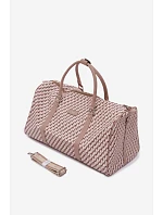 Vzorovaná Cestovní Taška Béžová Dámská model 22111584 - Flora&Co