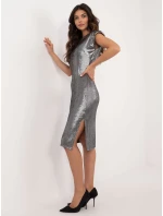 Šaty DHJ SK 18176.99 strieborné Šaty DHJ SK 18176.99 strieborné